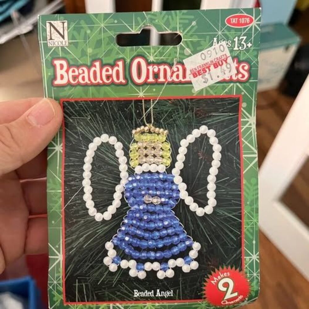 Nicole Beaded Angel Ornament Kit